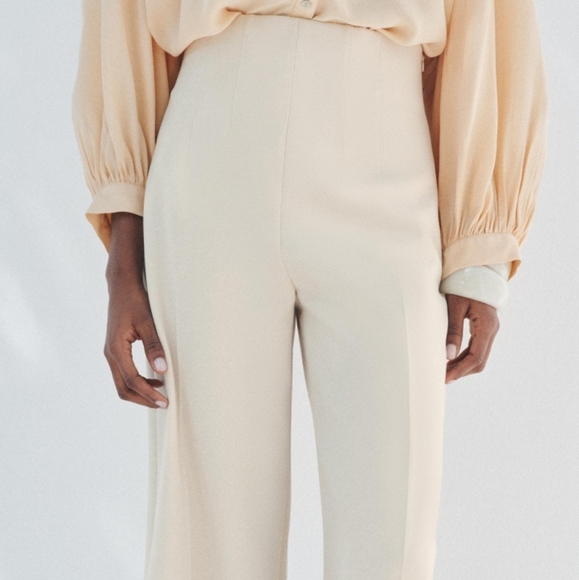 ZARA Women's ZW Collection Culottes(Sand, US M, L/EUR M, L) - Picture 4 of 10